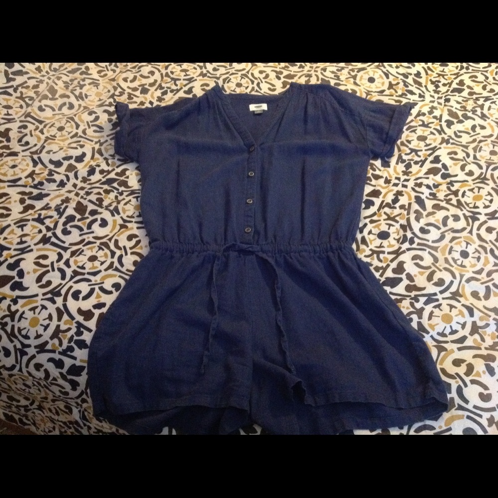 Navy romper